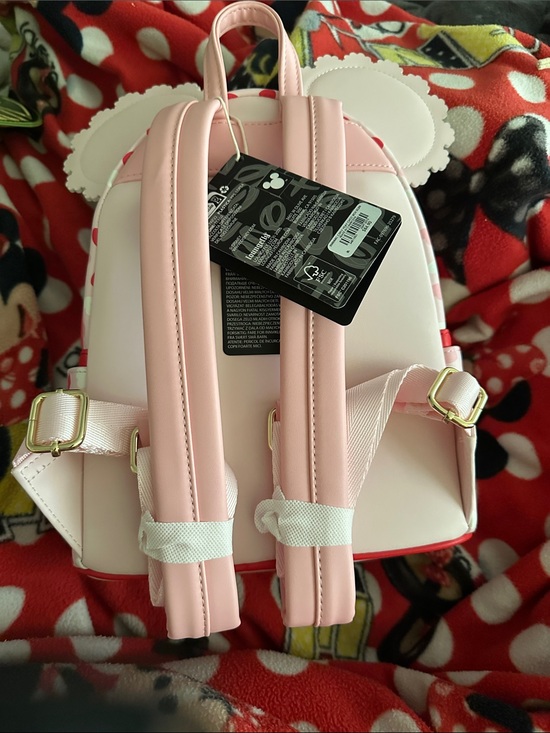 Loungefly Disney Mickey & Minnie Valentine\'s Day Ears Chocolate Scented Backpack main image 5
